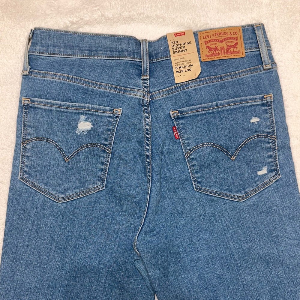 Levi's 720 High Rise Super Skinny Women’s Jeans - Picture 5 of 8